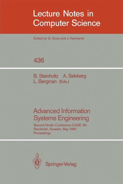 Advanced Information Systems Engineering Advanced Information Systems Engineering