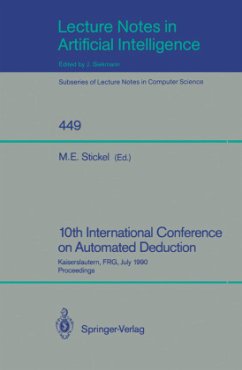 10th International Conference on Automated Deduction - Stickel, Mark E. (ed.)