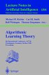 Algorithmic Learning Theory - Bild 1