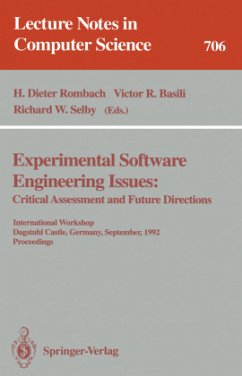 Experimental Software Engineering Issues: - Rombach