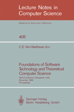 Foundations of Software Technology and Theoretical Computer Science - Veni Madhavan, Conjeevaram E. (ed.)