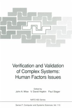 Cover Verification and Validation of Complex Systems: Human Factors Issues