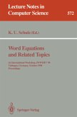 Word Equations and Related Topics