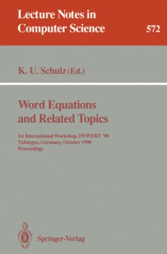 Word Equations and Related Topics - Schulz