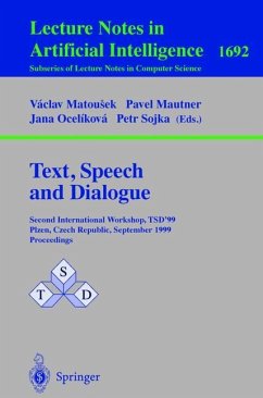 Text, Speech and Dialogue - Matousek, Vaclav / Mautner, Pavel / Ocelikova, Jana / Sojka, Petr (eds.)