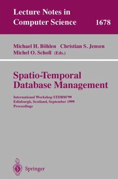 Spatio-Temporal Database Management - Böhlen, Michael H. / Jensen, Christian S. / Scholl, Michel O. (eds.)