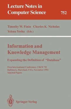 Information and Knowledge Management: Expanding the Definition of ¿Database¿ - Finin