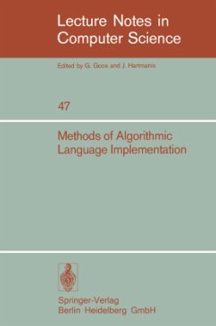 Methods of Algorithmic Language Implementation - Ershov