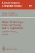 Higher Order Logic Theorem Proving and... - Bild 1