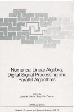 Numerical Linear Algebra, Digital Signal Processing and Parallel Algorithms