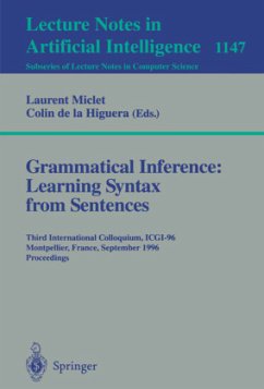 Grammatical Inference: Learning Syntax from Sentences - Miclet