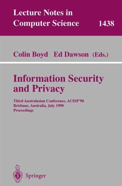 Cover Information Security and Privacy