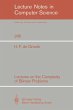 Lectures on the Complexity of Bilinear... - Bild 1