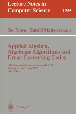 Applied Algebra, Algebraic Algorithms and Error-Correcting Codes - Mora