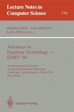 Advances in Database Technology - EDBT '94 - Jarke, Matthias / Bubenko, Janis / Jeffery, Keith (eds.)