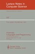 Automata, Languages and Programming - Bild 1