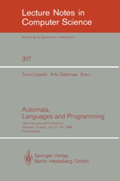 Automata, Languages and Programming - Lepistö, Timo / Salomaa, Arto (eds.)
