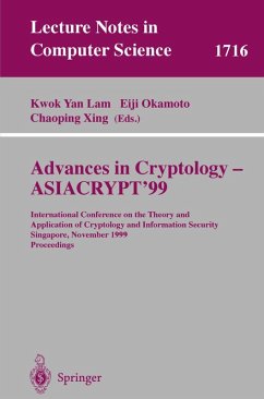 Cover Advances in Cryptology - ASIACRYPT'99