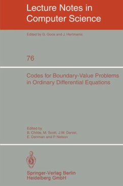 Codes for Boundary-Value Problems in Ordinary Differential Equations - Childs