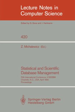 Statistical and Scientific Database Management - Michalewicz, Zbigniew (ed.)