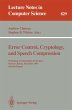Error Control, Cryptology, and Speech... - Bild 1