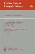 Algorithm Theory - SWAT '92 - Bild 1