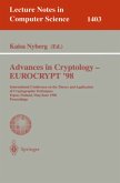 Advances in Cryptology ¿ EUROCRYPT '98