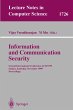 Information and Communication Security - Bild 1