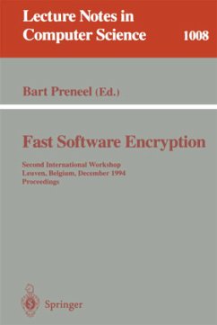 Fast Software Encryption - Preneel