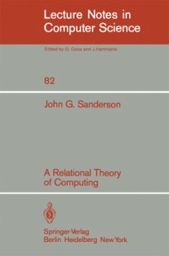 A Relational Theory of Computing - Sanderson, John G.