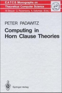 Computing in Horn Clause Theories - Padawitz, Peter