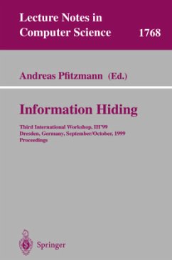 Information Hiding - Pfitzmann, Andreas (ed.)