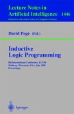 Inductive Logic Programming