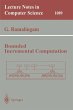 Bounded Incremental Computation - Bild 1