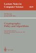 Cryptography: Policy and Algorithms - Bild 1
