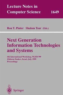 Next Generation Information Technologies and Systems - Pinter, Ron / Tsur, Shalom (eds.)