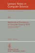 Mathematical Foundations of Computer... - Bild 1