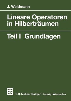 Lineare Operatoren in Hilberträumen - Weidmann, Joachim