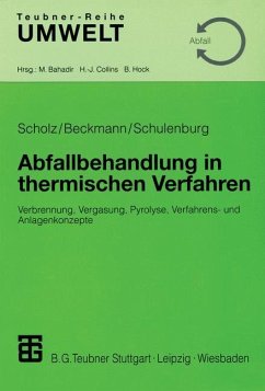 Abfallbehandlung in thermischen Verfahren - Scholz, Reinhard;Beckmann, Michael;Schulenburg, Frank