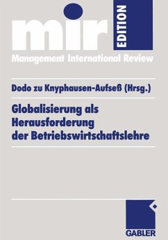 Globalisierung als Herausforderung der Betriebswirtschaftslehre