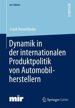 Cover Dynamik in der internationalen Produktpolitik von Automobilherstellern