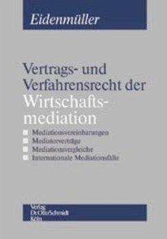 Cover Vertrags- und Verfahrensrecht der Wirtschaftsmediation
