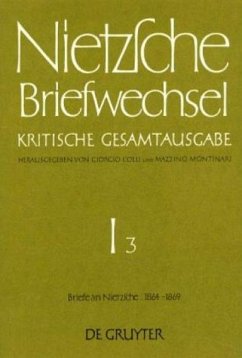 Briefe an Friedrich Nietzsche Oktober 1864 - März 1869 / Friedrich Nietzsche: Briefwechsel. Abteilung 1 Band 3 - Nietzsche, Friedrich