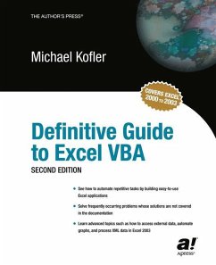 Definitive Guide to Excel VBA - Kofler, Michael