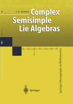 Complex Semisimple Lie Algebras - Serre, Jean-Pierre