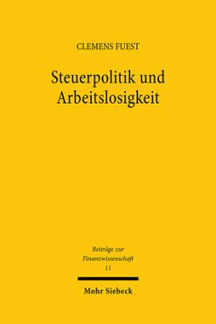 Cover Steuerpolitik und Arbeitslosigkeit
