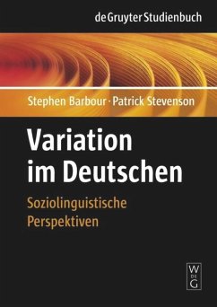 Variation im Deutschen - Barbour, Stephen;Stevenson, Patrick