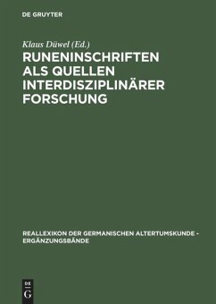 Runeninschriften als Quellen interdisziplinärer Forschung - Nowak, Sean
