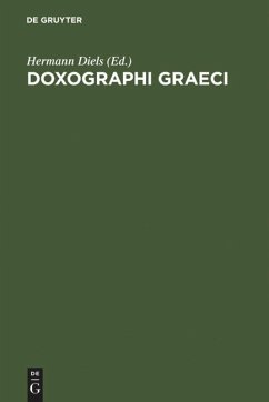 Doxographi Graeci - Diels, Hermann