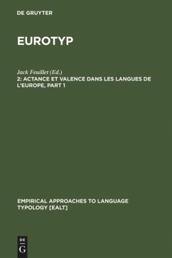 Actance et Valence dans les Langues de l'Europe